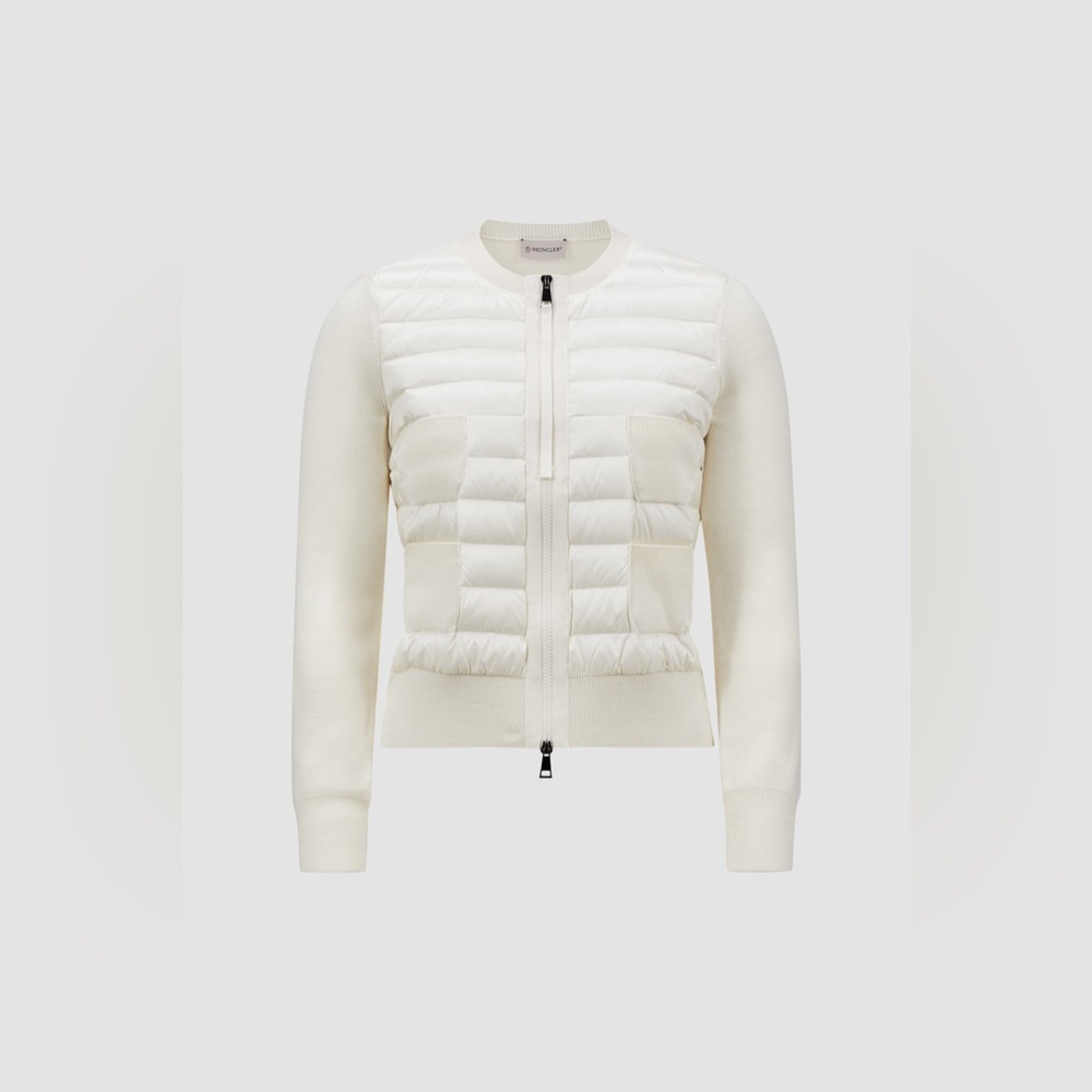Moncler Padded Zip Up Cardigan